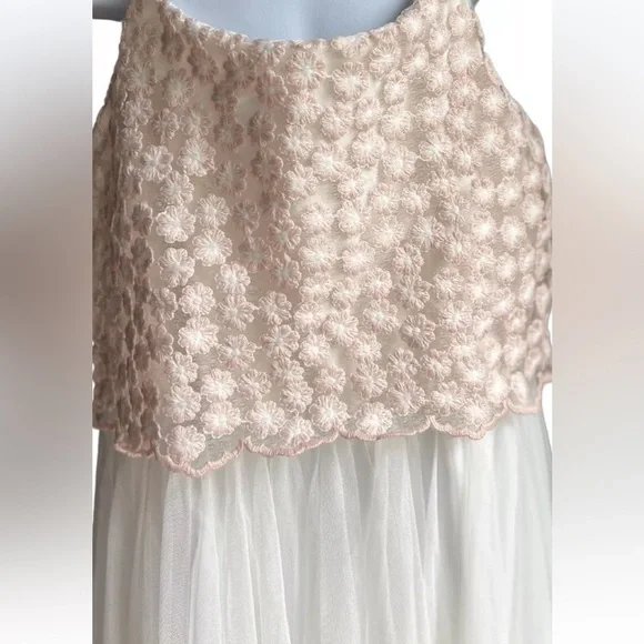 Zenzi Girls' Sleeveless Embroidered girls Dress Wedding Flower Girl Dress - Picture 4 of 9